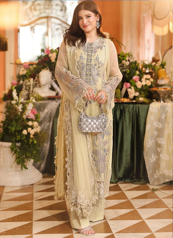 MariaB Luxury Chiffon 2026 Hit Code Lime Yellow