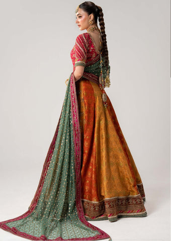 MariaB Bridal Couture Shadmani 2026 Atlas Jamawar Matajan Maxi