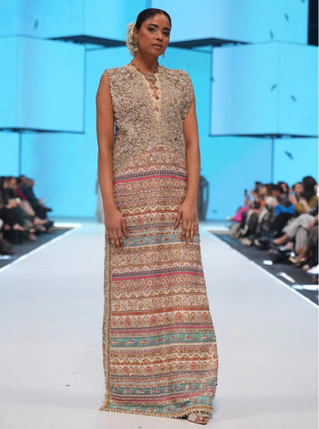 Saira Shakira Party Wear 2026 Silk Embellished Dress